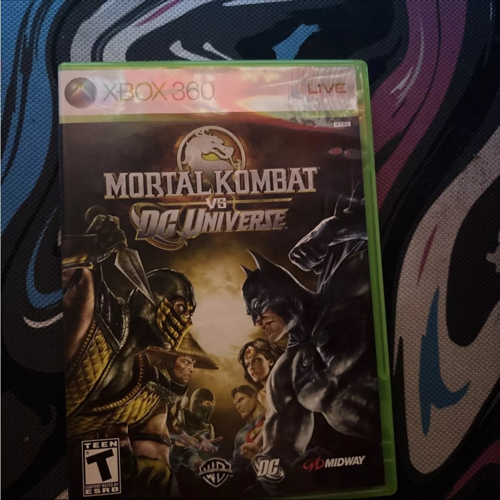 Mortal Kombat Vs DC Universe Microsoft Xbox 360 2008 Complete with Manual CIB